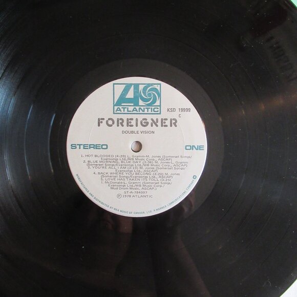 Foreigner, Double Vision, Vintage, Vinyl, Album, Music, 70s - Picture 6 of 12